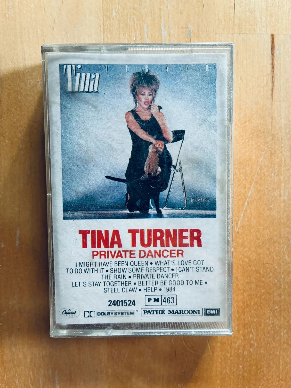 Cassette audio Tina Turner Private Dancer.